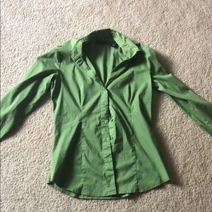 Light green NY&C stretch button up